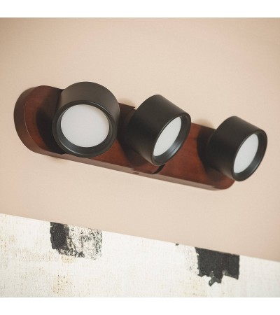 Lampe Murale LED 15W Métal CCT Sélectionnable Cundra 3 Spots - 118844 - vue 5