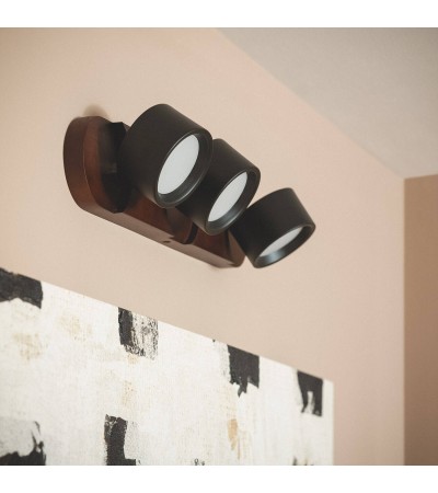 Lampe Murale LED 15W Métal CCT Sélectionnable Cundra 3 Spots - 118844 - vue 7