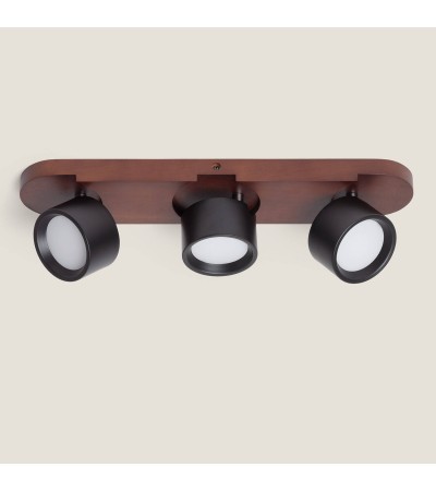 Lampe Murale LED 15W Métal CCT Sélectionnable Cundra 3 Spots - 118844 - vue 8