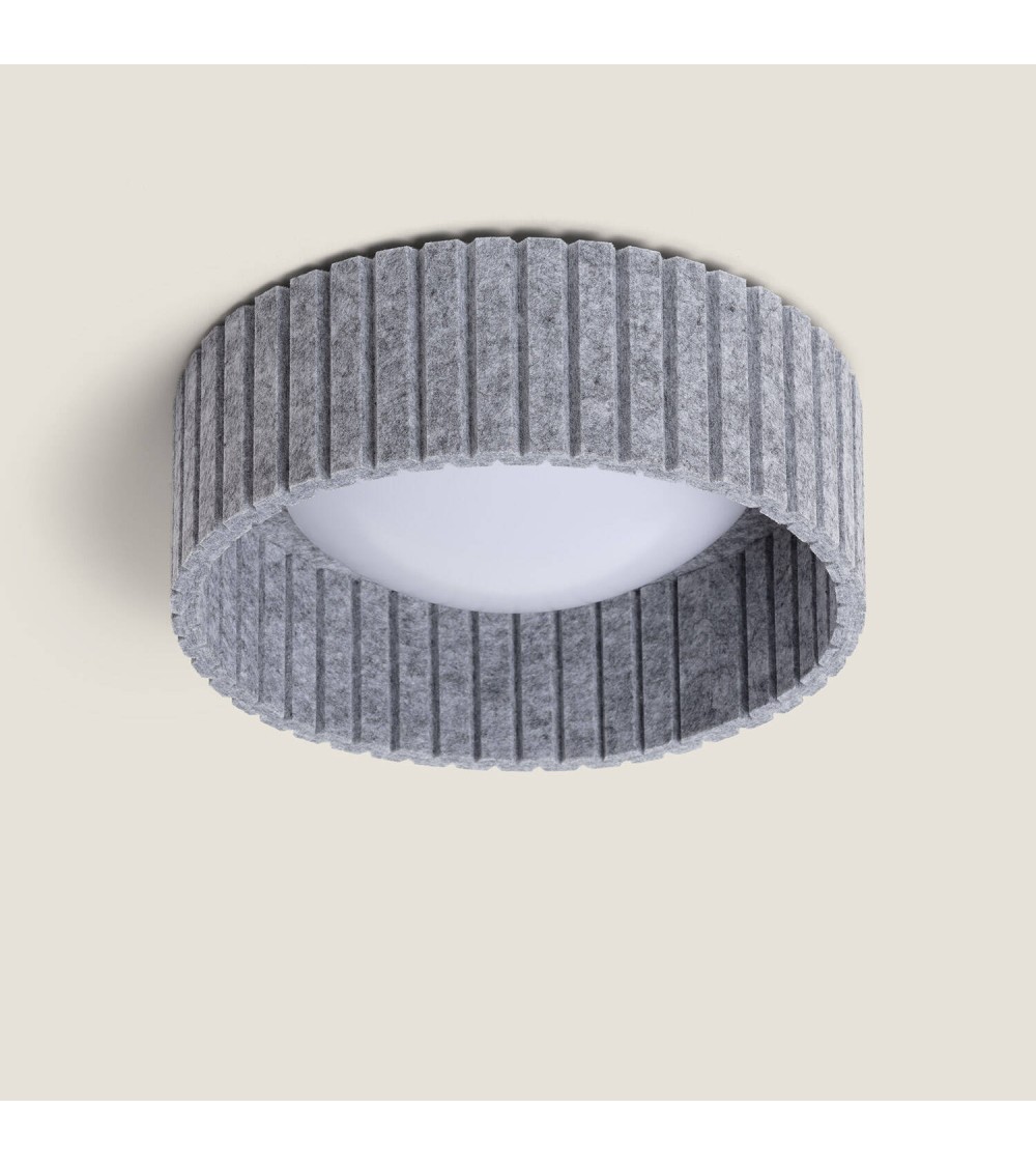 Plafonnier LED 9W Rond Feutre Ø300 mm CCT Sélectionnable - 118869 - vue 1