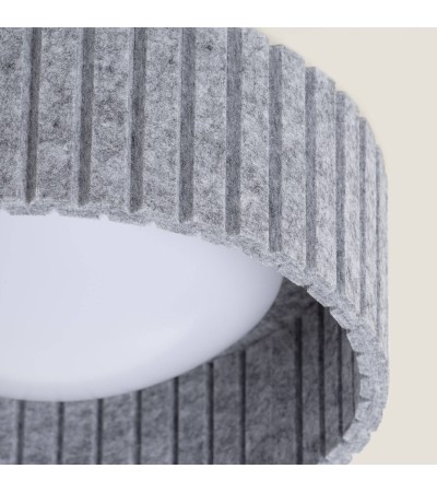Plafonnier LED 9W Rond Feutre Ø300 mm CCT Sélectionnable - 118869 - vue 2
