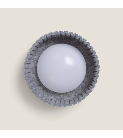 Plafonnier LED 9W Rond Feutre Ø300 mm CCT Sélectionnable - 118869 - vue 7