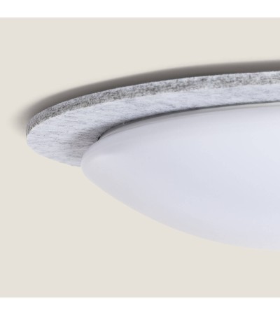 Plafonnier LED 18W Rond Feutre Ø460 mm CCT Sélectionnable Lezhan - 118964 - vue 12