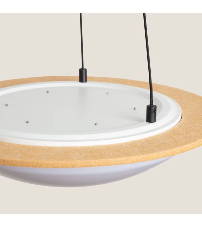 Suspension LED 18W Feutre CCT Sélectionnable Lezhan - 118969 - vue 7