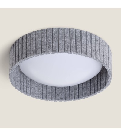 Plafonnier LED 18W Rond Feutre Ø400 mm CCT Sélectionnable Kaptyn - 119049 - vue 5