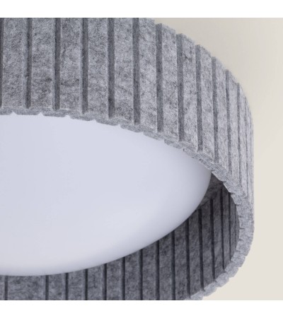 Plafonnier LED 18W Rond Feutre Ø400 mm CCT Sélectionnable Kaptyn - 119049 - vue 7