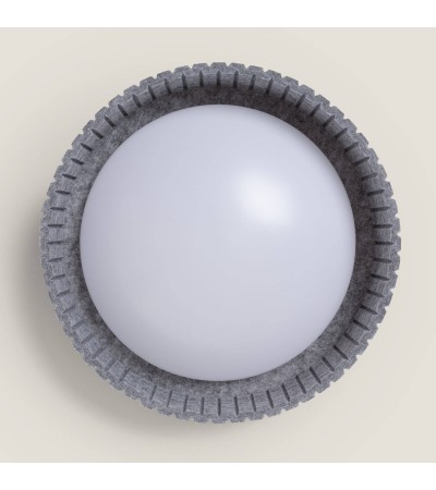 Plafonnier LED 18W Rond Feutre Ø400 mm CCT Sélectionnable Kaptyn - 119049 - vue 9