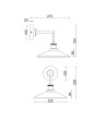 Lampe Murale Métal Frankfield - 119100 - vue 10