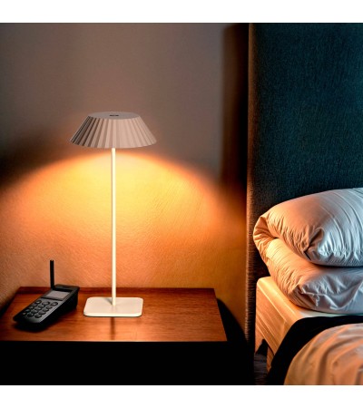 Lampe à Poser LED Portable Extérieur avec Batterie USB Rechargeable Métal Hoima