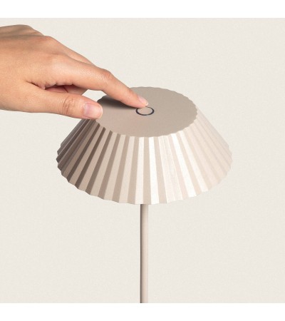Lampe à Poser LED Portable Extérieur avec Batterie USB Rechargeable Métal Hoima - 119221 - vue 4