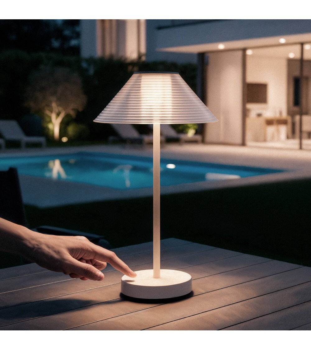 Lampe à Poser LED Portable Extérieure avec Batterie USB Rechargeable Métal Katuma - 119236 - vue 1