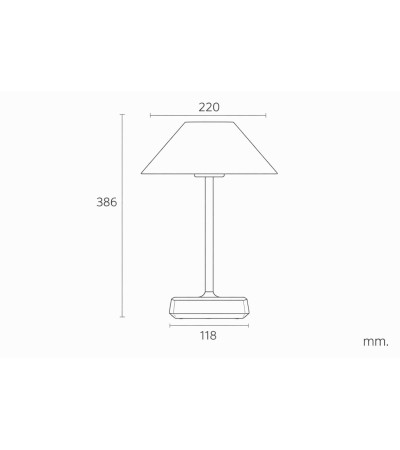 Lampe à Poser LED Portable Extérieure avec Batterie USB Rechargeable Métal Katuma - 119236 - vue 9