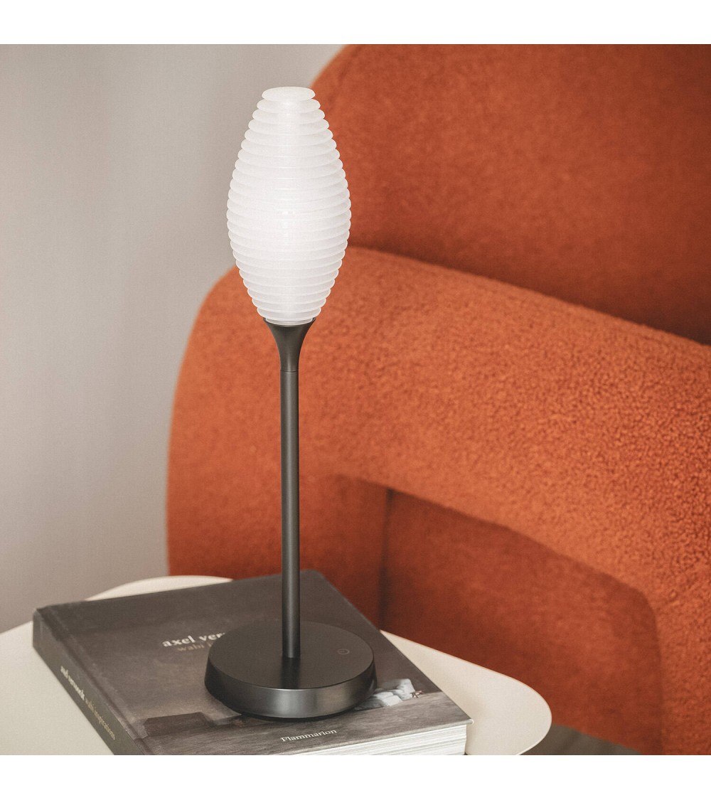 Lampe à Poser LED Portable Extérieure avec Batterie USB Rechargeable Métal Dukuza - 119246 - vue 1