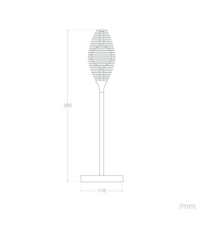 Lampe à Poser LED Portable Extérieure avec Batterie USB Rechargeable Métal Dukuza - 119246 - vue 10
