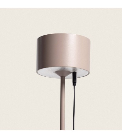 Lampe à Poser LED 2W Portable avec Batterie USB Rechargeable Métal Mounka Round. - 119281 - vue 5