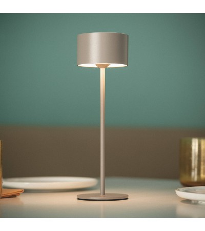 Lampe à Poser LED 2W Portable avec Batterie USB Rechargeable Métal Mounka Round. - 119281 - vue 8