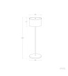 Lampe à Poser LED 2W Portable avec Batterie USB Rechargeable Métal Mounka Round. - 119281 - vue 10