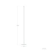 Lampadaire LED 27W Aluminium Meghri - 120181 - vue 8