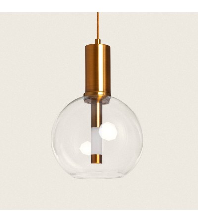 Suspension LED 5W Métal et Verre Ludvika - 120236 - vue 3