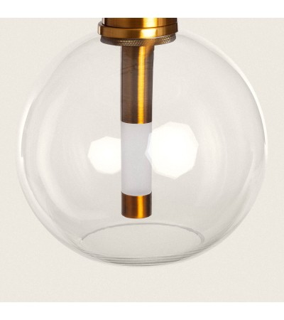 Suspension LED 5W Métal et Verre Ludvika - 120236 - vue 5