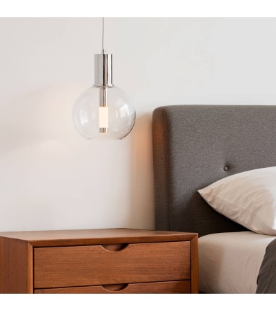 Suspension LED 5W Métal et Verre Ludvika - 120236 - vue 11