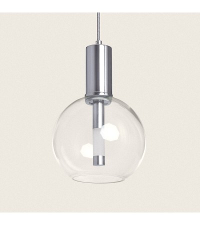 Suspension LED 5W Métal et Verre Ludvika - 120236 - vue 12