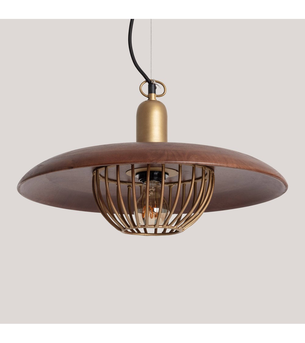 Suspension Métal et Bois Alika - 120361 - vue 1