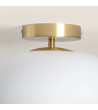 Plafonnier LED 9W Métal et Verre Keyla - 120566 - vue 8