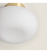Plafonnier LED 9W Métal et Verre Keyla - 120566 - vue 9