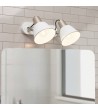 Lampe Murale Salle de Bain Métal 2 Spots Birzay - 120606 - vue 10