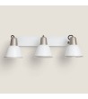 Lampe Murale Salle de Bain Métal 3 Spots Birzay - 120611 - vue 4