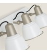 Lampe Murale Salle de Bain Métal 3 Spots Birzay - 120611 - vue 5