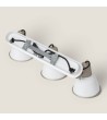 Lampe Murale Salle de Bain Métal 3 Spots Birzay - 120611 - vue 8