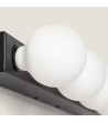 Lampe Murale Salle de Bain Métal 5 Spots Aizkra - 120616 - vue 5