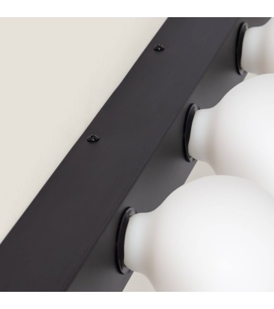Lampe Murale Salle de Bain Métal 5 Spots Aizkra - 120616 - vue 10