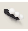 Lampe Murale Salle de Bain Métal 3 Spots Aizkra - 120626 - vue 4