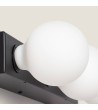 Lampe Murale Salle de Bain Métal 3 Spots Aizkra - 120626 - vue 5