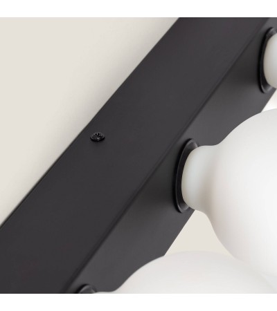Lampe Murale Salle de Bain Métal 3 Spots Aizkra - 120626 - vue 6