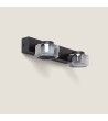 Lampe Murale LED 8W Salle de Bain Métal et Verre Zisna - 120646 - vue 2