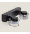 Lampe Murale LED 8W Salle de Bain Métal et Verre Zisna - 120646 - vue 4