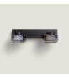 Lampe Murale LED 8W Salle de Bain Métal et Verre Zisna - 120646 - vue 5
