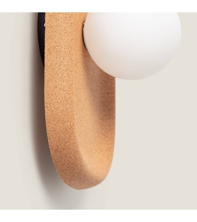 Lampe Murale Métal et Liège Leshna - 120656 - vue 4