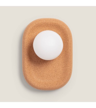 Lampe Murale Métal et Liège Leshna - 120656 - vue 5