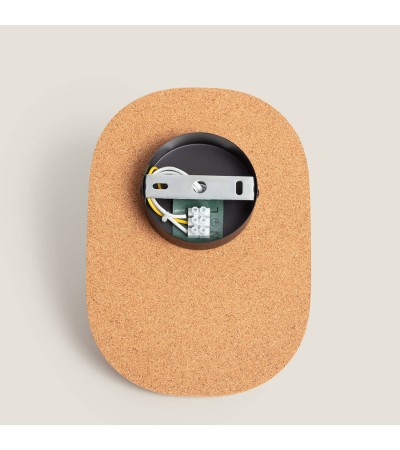 Lampe Murale Métal et Liège Leshna - 120656 - vue 6