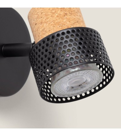 Lampe Murale Métal et Liège Liksy - 120666 - vue 5