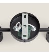 Lampe Murale Métal et Liège Deux Spots Liksy - 120671 - vue 8