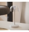 Lampe à Poser LED Portable pour Extérieur Métal avec Batterie Rechargeable Lendora - 120951 - vue 1