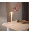 Lampe à Poser LED Portable pour Extérieur Métal avec Batterie Rechargeable Lendora - 120951 - vue 2
