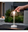Lampe à Poser LED Portable pour Extérieur Métal avec Batterie Rechargeable Lendora - 120951 - vue 7