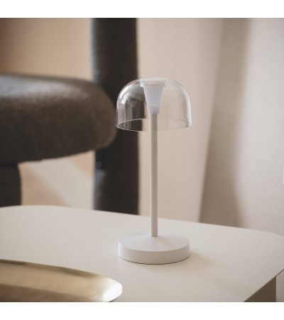 Lampe à Poser LED Portable pour Extérieur Métal avec Batterie Rechargeable Lendora - 120951 - vue 8
